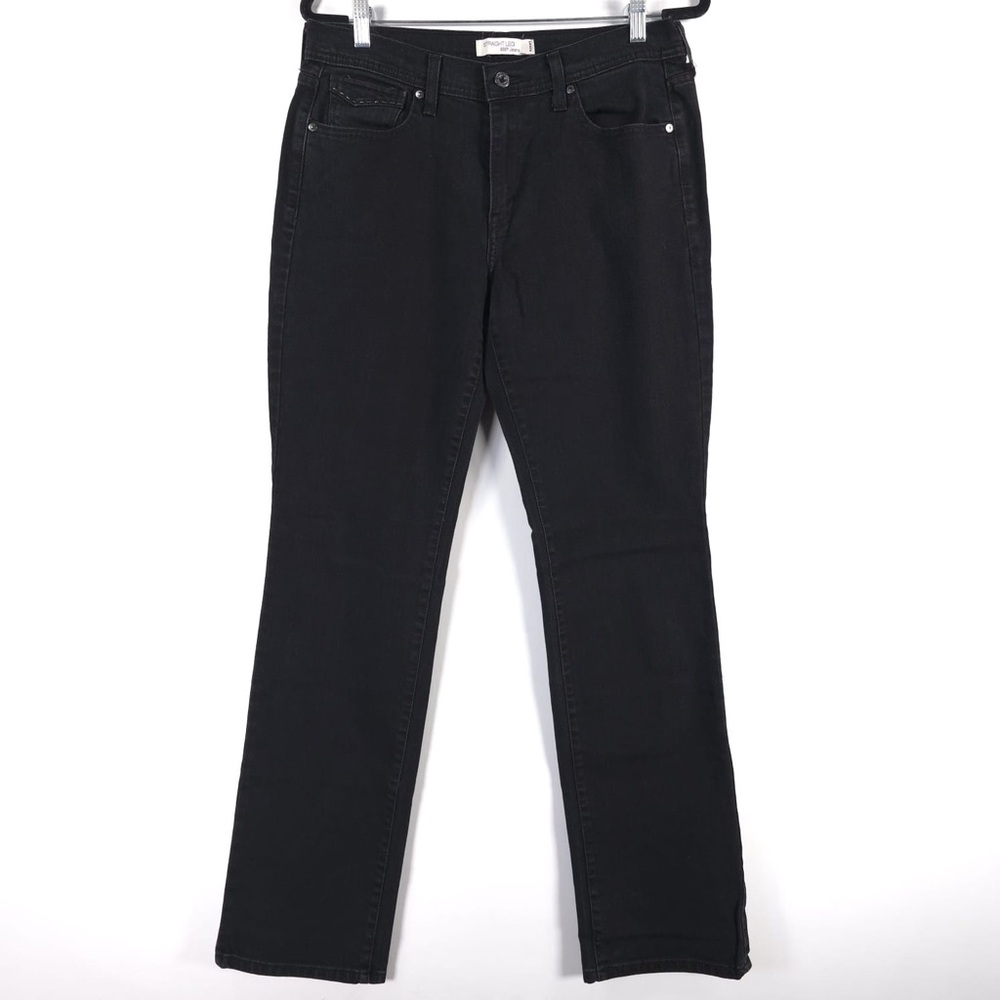 LEVI’S STRAIGHT LEG 505 Jeans Long Curvy Black Tab Size 10‎ L/C
